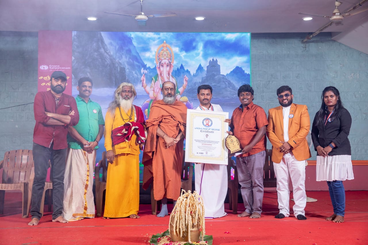 World record by presenting enlightenment speech to 100 colleges  1000 teachers 10,000 students 100000 parents as an individual